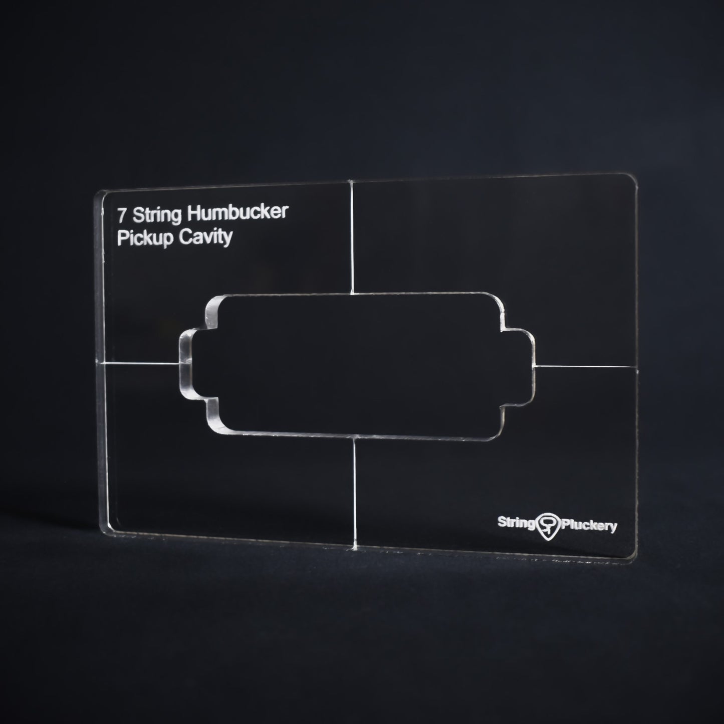 Guitar Pickup Routing Template Set (3 Templates)