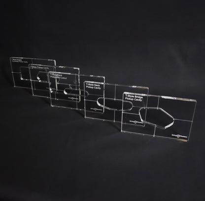 Guitar Pickup Routing Template Set (5 Templates)