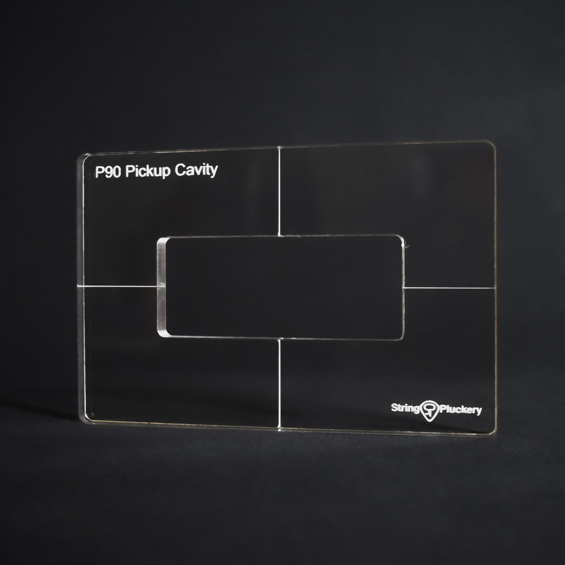 P90 Single Coil Guitar Pickup Routing Template – String Pluckery