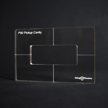 Guitar Pickup Routing Template Set (3 Templates)