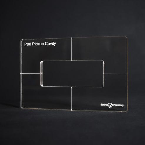 P90 Single Coil Guitar Pickup Routing Template – String Pluckery