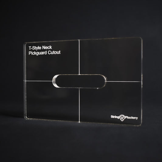 T-Style Neck Guitar Pickguard Routing Template